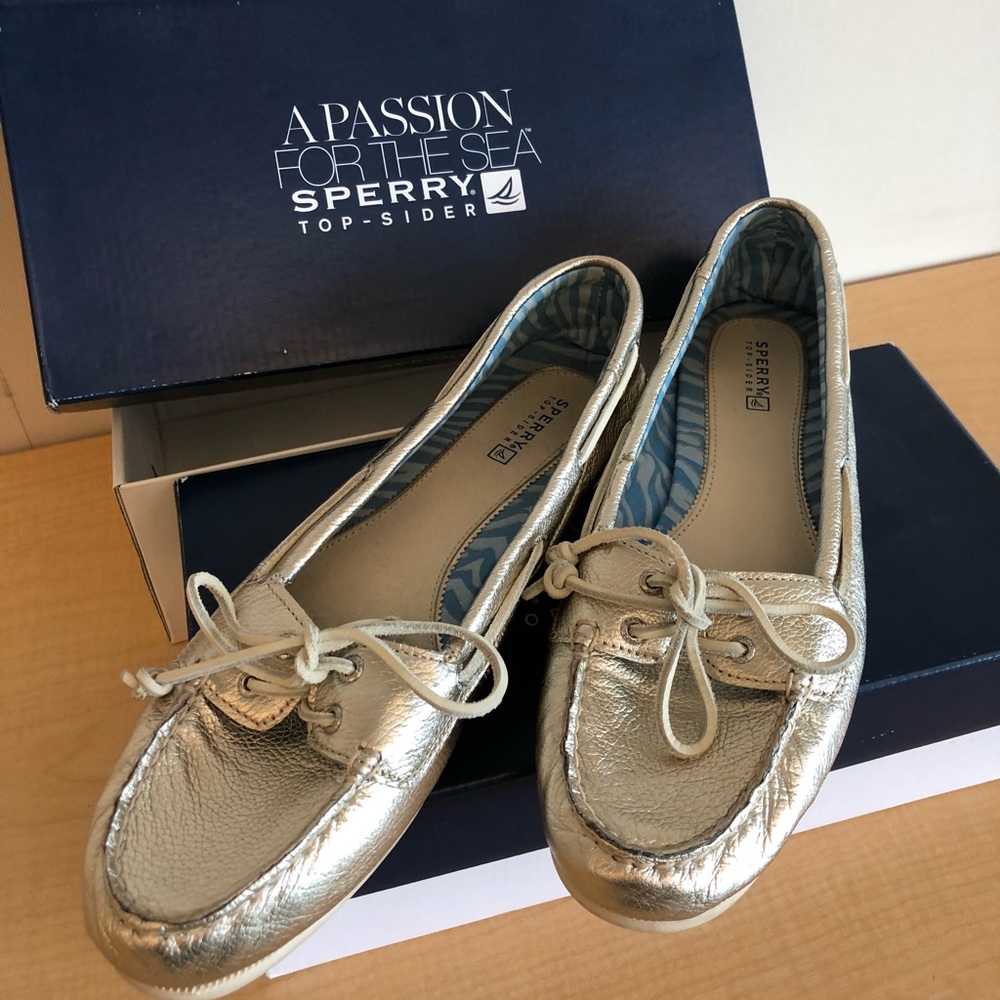 Sperry Classic Boatshoe, Metallic, 10M